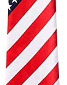 Boland 44961 - USA Tie, American Costume, Stars and Stripes, Accessories, Carnival, Costume, Theme Party, Theme Party