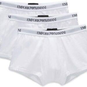 Emporio Armani Underwear 3-pack Trunk Pure Cotton Men's Underwear
