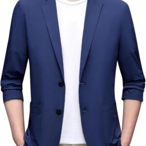 Genérico Men's suit jacket, sports blazer, leisure jacket, work jacket, regular fit, one button