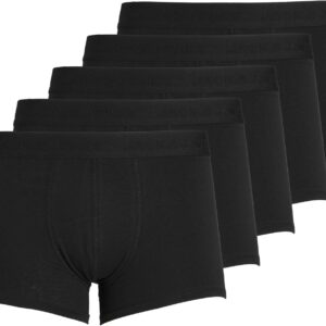 JACK & JONES JACTONE IN Tone 5-Pack Hombre Boxers Negro
