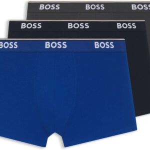 HUGO BOSS Men's Boxer Shorts (Pack of 3), Blue (Open Blue 487), XL