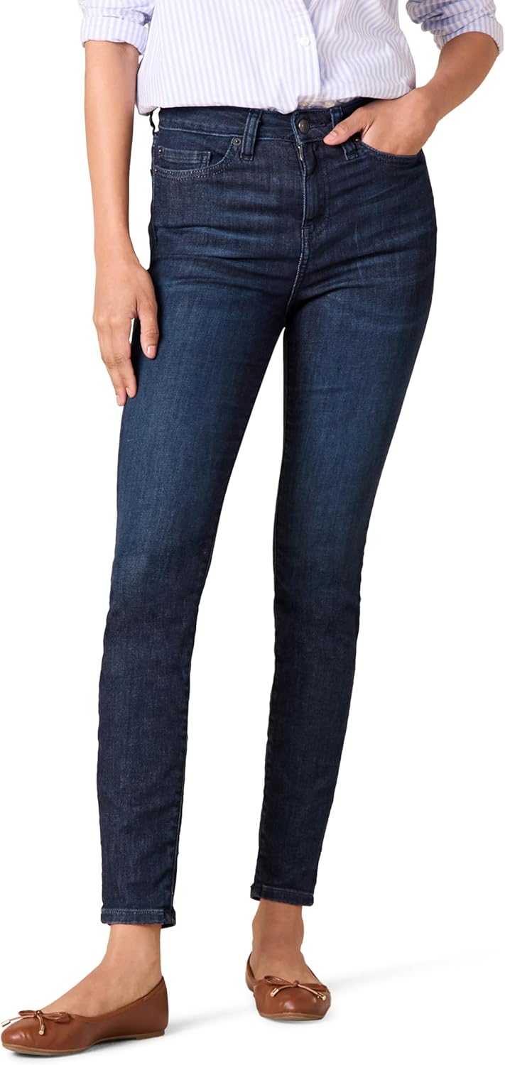 Amazon Essentials High Waisted Skinny Jeans - colors interrupted Women