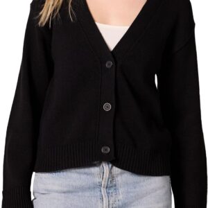 Amazon Essentials Loose Fit V Neck Cropped Cardigan Women