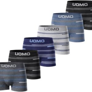 Pack of 6 - Men's Boxer Shorts - Boxer Man Pack - Seamless - Underwear - Elastic and Comfortable