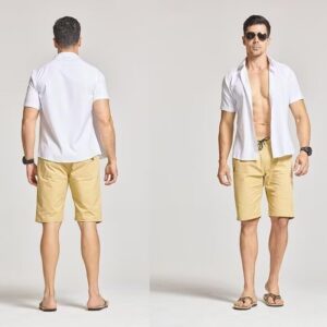 Tansozer Shorts Men Summer Casual Shorts with Pocket