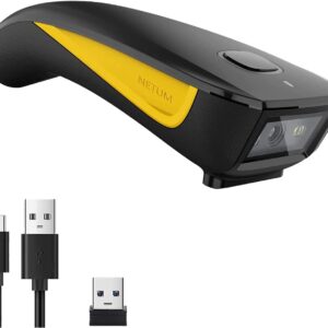 NETUM 1D 2D Barcode Scanner Wireless Bluetooth QR Pocket Scanner Portable Inventory for Tablets, iPhone, iPad, Android, iOS, PC and POS - C750