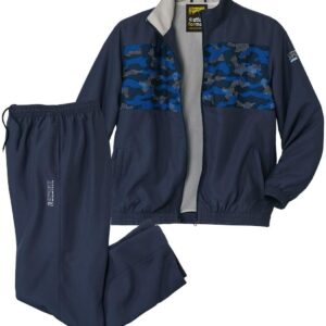 ATLAS FOR MEN - Full Men's Tracksuit - Warm and Soft for Winter - Men's Sports Set - High Neck and Zip - Available in Plus Sizes M to 5XL