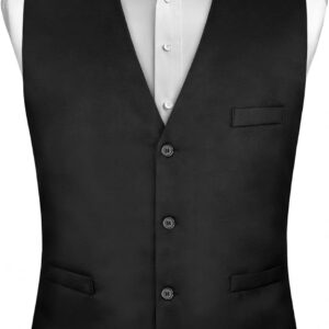 Men's Formal Vest, Men's Dress Vest, Black, Men's Elegant Suit Vest, Wedding Party Business