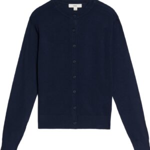 Marks & Spencer Round Neck Button Front Cardigan Women