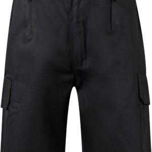VELILLA 344 Multi-Pocket Bermuda, Black, Size 36