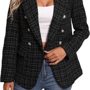 Women's Blazer Slim Fit, Jacket Woman Interseason Slimming Business Suit Jacket Open Suit Cut Jacket Solid Casual Jacket Mid-season Woman Slim Jacket Party
