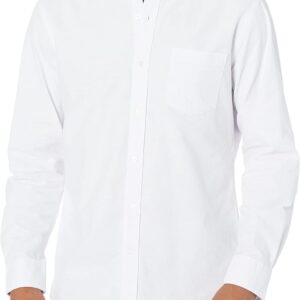 Amazon Essentials Men's Regular Fit Long Sleeve Pocket Oxford Shirt