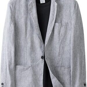 Genérico Men's Blazers Plus Size, Men's Blazer Casual One Button Design Blazer Solid Color Business Wedding Long Sleeve Jacket for Weddings Business and Evenings