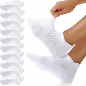 YouShow 10 Pairs Ankle Socks Men Women Socks Sport Socks Men Cotton Running