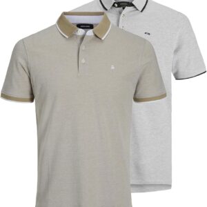 Jack & Jones Jjepaulos Polo SS 2pk MP Noos Jjepaulos Polo SS 2Pk MP Noos Men (Pack of 2)