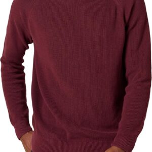 Amazon Essentials Men's 100% Cotton Ribbed Knit Turtleneck Sweater
