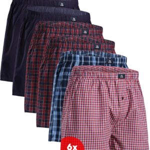 DANISH ENDURANCE Men's Boxer Briefs in Fabric, 100% Premium Organic Cotton, Pack of 4 and 6 - Men's Clothing, Underwear