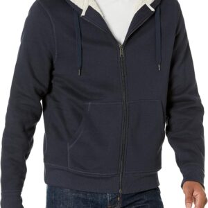 Amazon Essentials Sherpa Lined Full Zip Fleece Hoodie Men